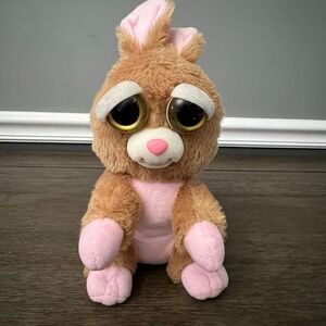 Feisty Pets Vicky Vicious Plush Stuffed Animal Bunny Toy Interactive Squeeze